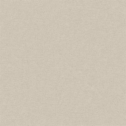 Estefan Neutral Faux Linen Texture Wallpaper