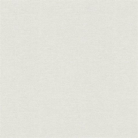 Estefan Off-White Faux Linen Texture Wallpaper