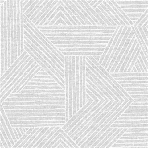 Etched Geometric Salt Glaze Peel and Stick Wallpaper