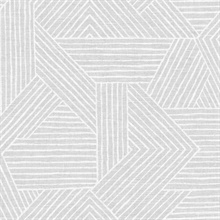Etched Geometric Salt Glaze Peel and Stick Wallpaper