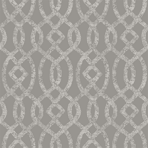 Ethereal Grey Trellis