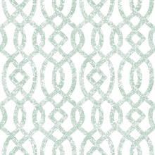 Ethereal Sea Green Trellis