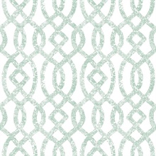 Ethereal Sea Green Trellis