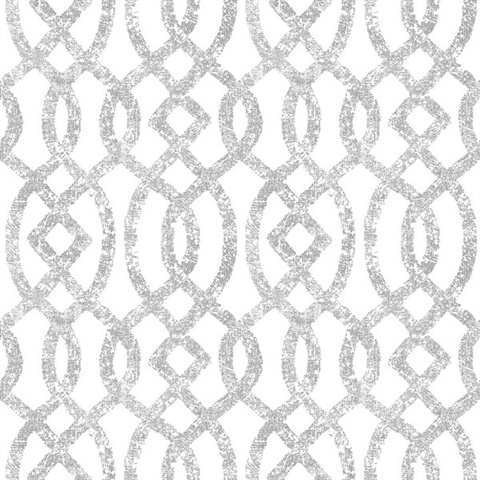 Ethereal Silver Trellis