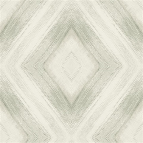 Eucalpytus Ballad Pearlescent Brushstroke Diamond Wallpaper