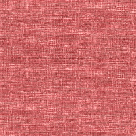 Exhale Coral Faux Grasscloth