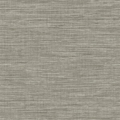 Exhale Grey Faux Grasscloth