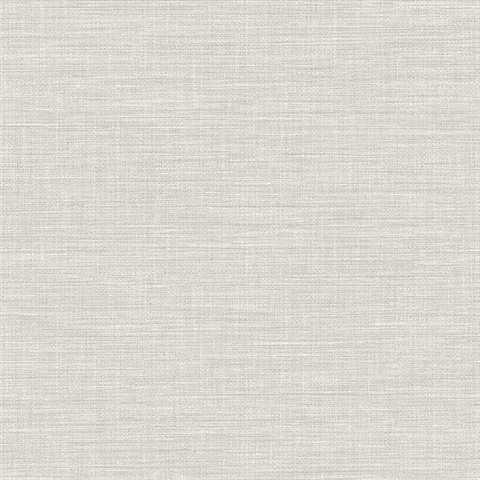 Exhale Light Grey Faux Grasscloth Wallpaper