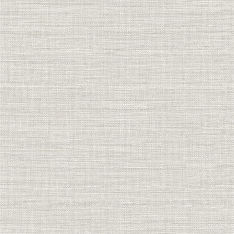 Exhale Light Grey Faux Grasscloth Wallpaper