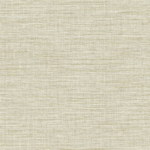 Exhale Light Yellow Faux Grasscloth Wallpaper