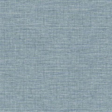 Exhale Sky Blue Texured Woven Wallpaper