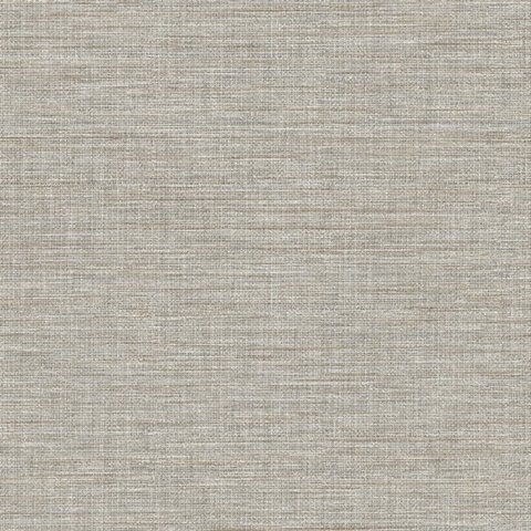 Exhale Stone Faux Grasscloth Wallpaper