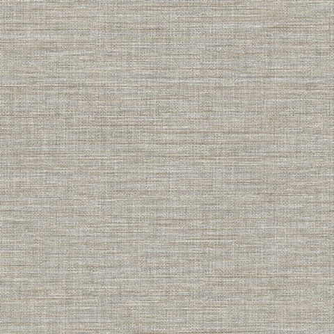 Exhale Stone Faux Grasscloth Wallpaper