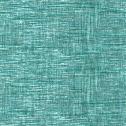 Exhale Teal Faux Grasscloth