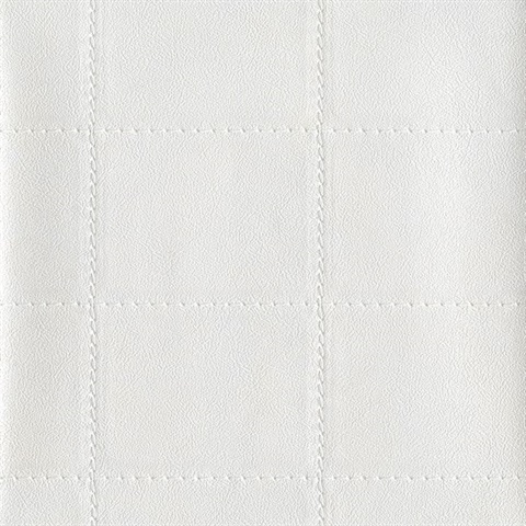 Fair 'N Square Pearl Faux Leather Wallpaper