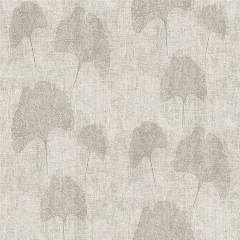 Fairlane Silver Floral Wallpaper