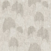 Fairlane Silver Floral Wallpaper