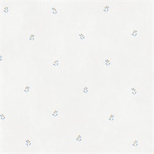 Fancy Spot Blue Wallpaper