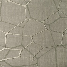 Fassett Pewter Textile Wallcovering