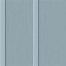 Faux Board & Batten Wood Blue Stream Peel and Stick Wallpaper