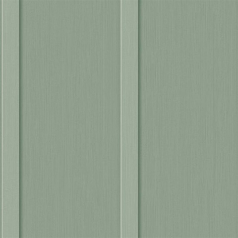 Faux Board & Batten Wood Sage Green Peel and Stick Wallpaper