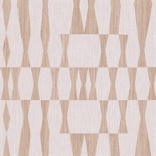 Faux Grasscloth Geo Jute Peel and Stick Wallpaper