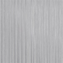 Faux Grasscloth Sterling Silver Peel and Stick Wallpaper
