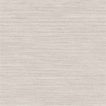 Faux Horizontal Grasscloth Pewter Peel and Stick Wallpaper