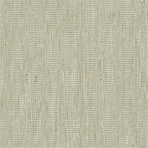 Silver Grey Faux Loose Weave Wallpaper