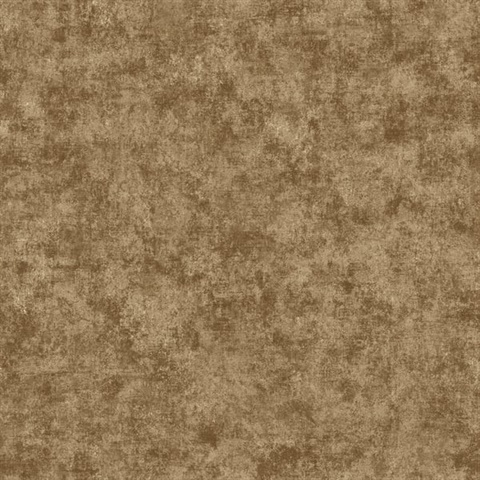 Bronze Brown Faux Stone With Shimmer Wallpaper