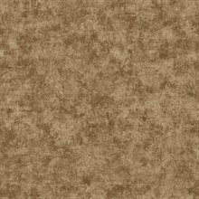 Bronze Brown Faux Stone With Shimmer Wallpaper