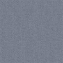 Faux Tweed Textile Texture Blue Wallpaper