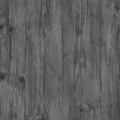 Faux Vertical Wood Slats Wallpaper