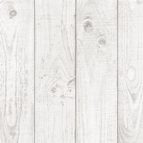 Faux Vertical Wood Slats Wallpaper