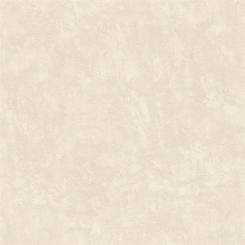 Faux Waxed Texture Beige Wallpaper