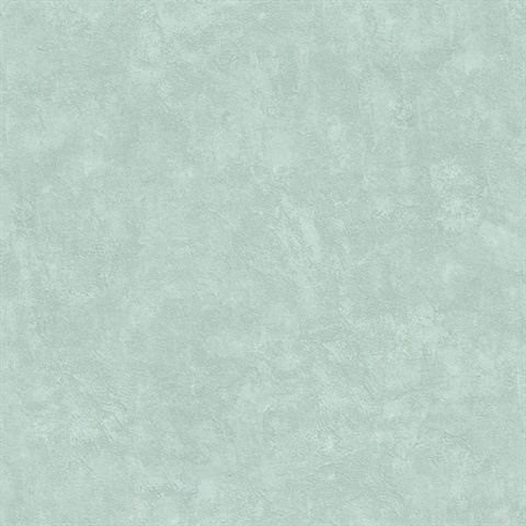 Faux Waxed Texture Teal Wallpaper