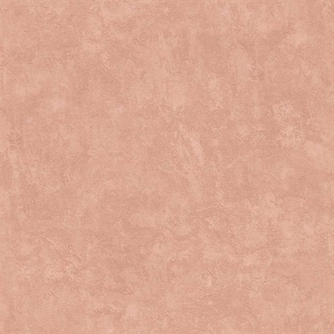 Faux Waxed Texture Terracotta Wallpaper