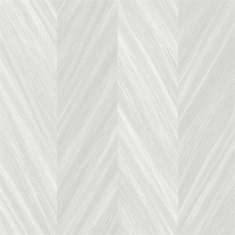 Faux Wood Grain Chevron Stripes Wallpaper