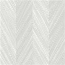 Faux Wood Grain Chevron Stripes Wallpaper
