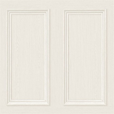 Faux Wood Panel Dove Peel and Stick Wallpaper