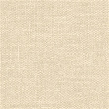 Dark Beige Faux Hessian Linen Wallpaper