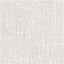 Light Grey Faux Hessian Linen Wallpaper