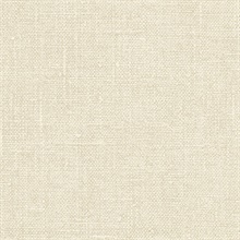 Putty Faux Hessian Linen Wallpaper