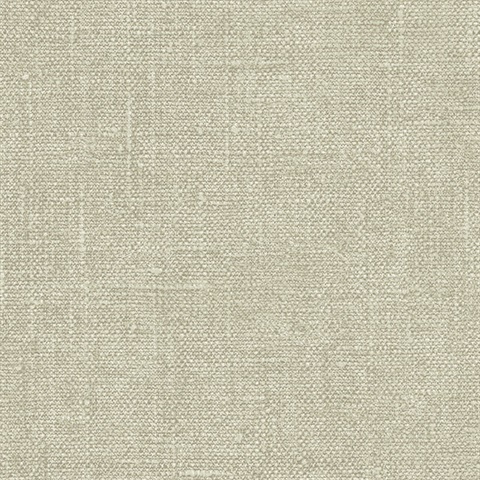 Sage Green Faux Hessian Linen Wallpaper