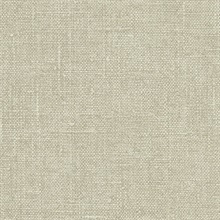 Sage Green Faux Hessian Linen Wallpaper