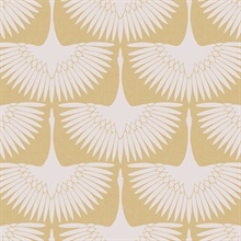 Feather Flock Chalk Peel and Stick Wallpaper
