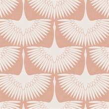 Feather Flock Sahara Blush Peel and Stick Wallpaper
