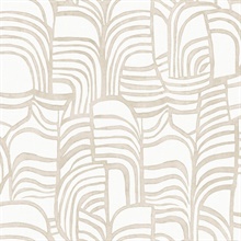 Featherwork Linen Peel & Stick Wallpaper