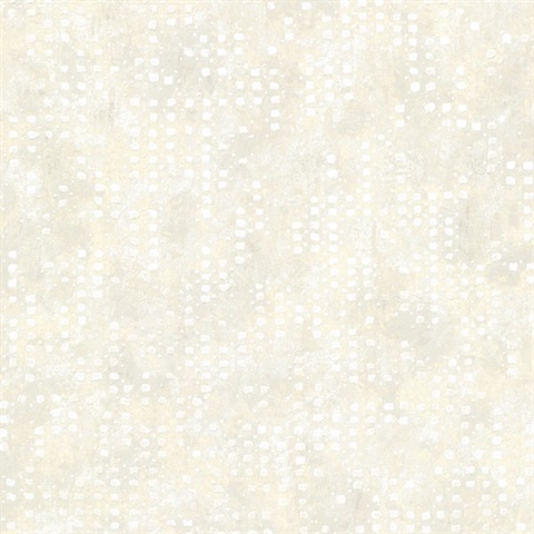 Felsic Cream Studded Cube Wallpaper