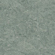 Fern Texture Dark Green Wallpaper